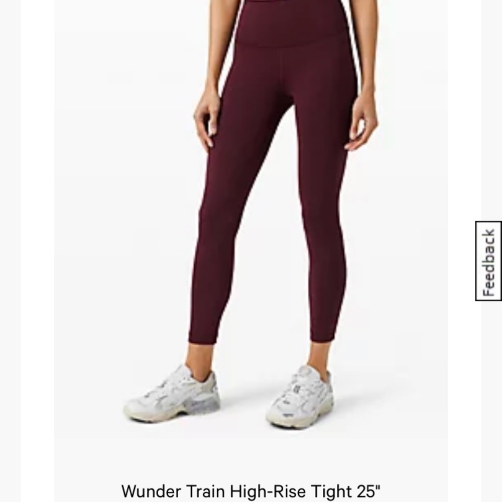 Lululemon Wunder Train High Rise Tight 25 inch - 6